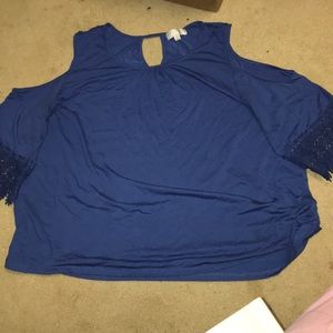 Cold shoulder blouse